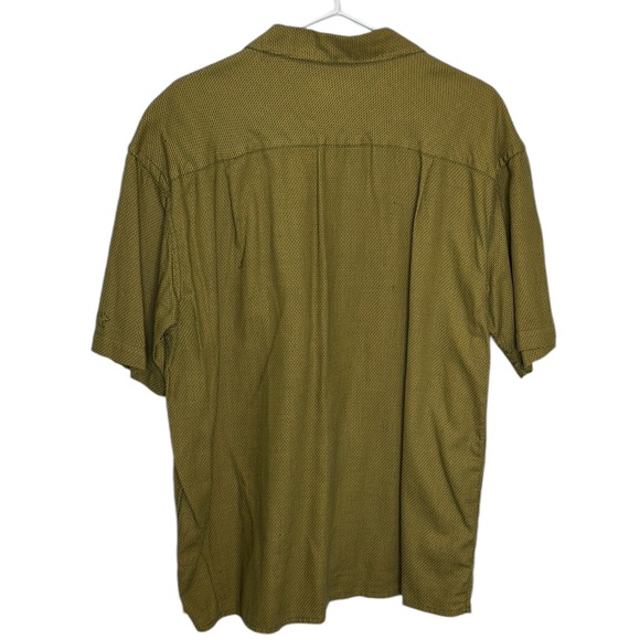 Horny Toad Button Down Shirt Men's Large Short Sleeve 100% Cotton - Picture 2 of 4